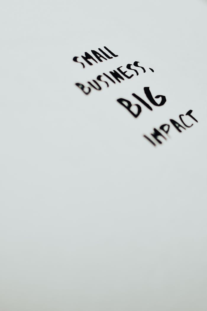 services-03 A motivational quote highlighting the impact of small businesses on a minimalist background.