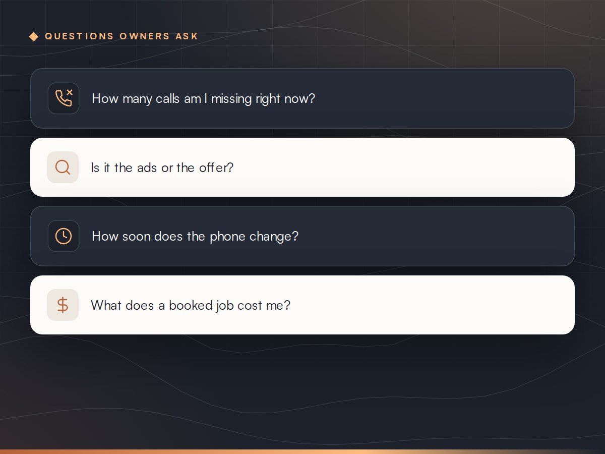 Questions owners ask about a quiet phone